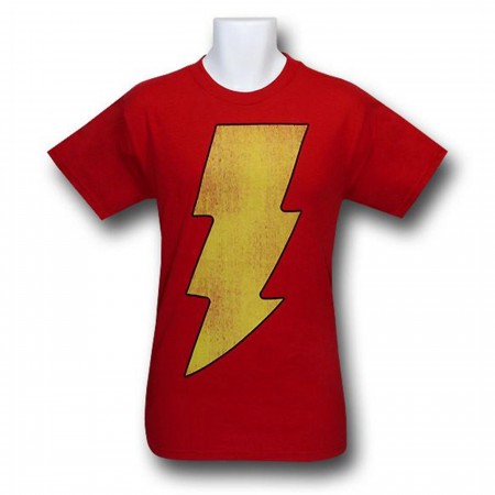 Shazam Distressed Symbol T-Shirt