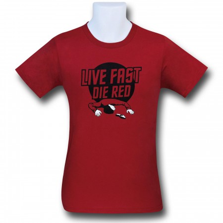 Live Fast Die Red T-Shirt