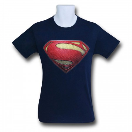 Superman BvS Symbol Navy T-Shirt