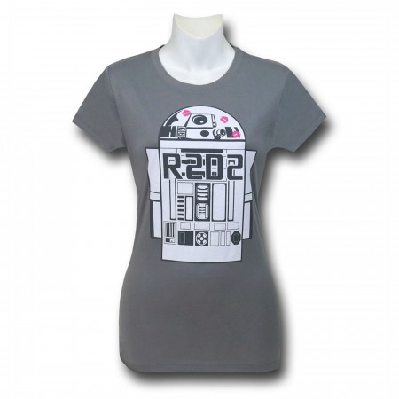 Star Wars R2D2 on Grey Women's T-Shirt