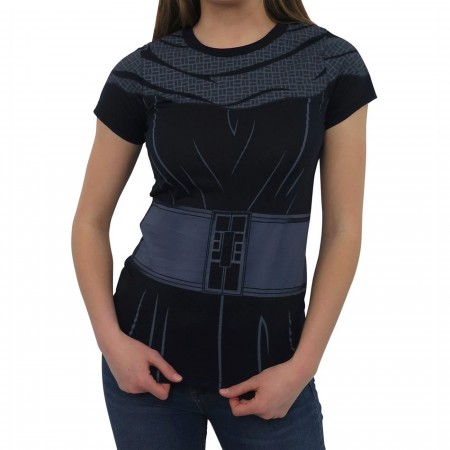 Star Wars Force Awakens Kylo Costume Womens T-Shirt