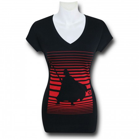 Star Wars Vader Vision Women's V-Neck T-Shirt
