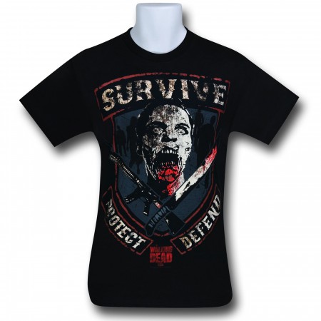 Walking Dead Survive Protect T-Shirt