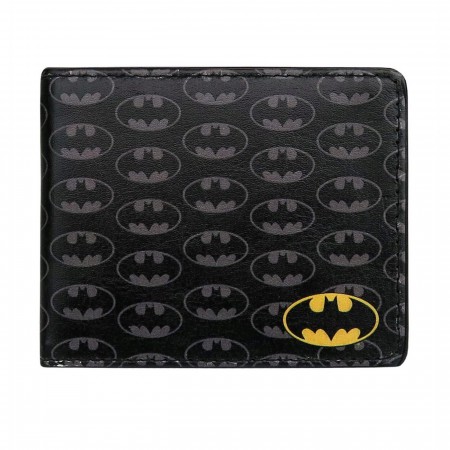 Batman Symbols All-Over Print Bi-Fold Wallet