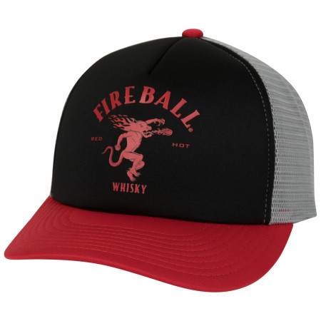 Fireball Whisky Logo Trucker Hat
