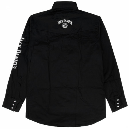 Jack Daniel's Button-Up Long-Sleeve Shirt - Black