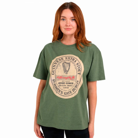Guinness Beer Gaelic Label Shirt - Green