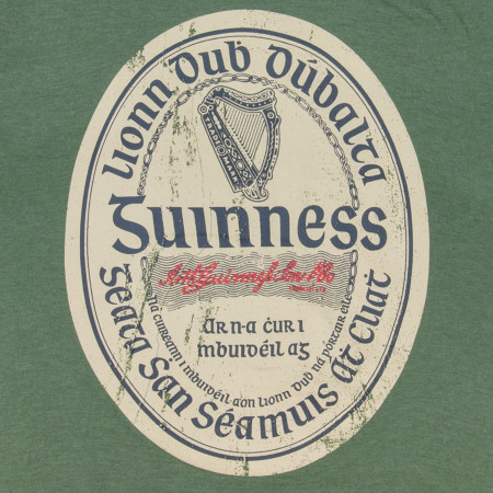 Guinness Beer Gaelic Label Shirt - Green