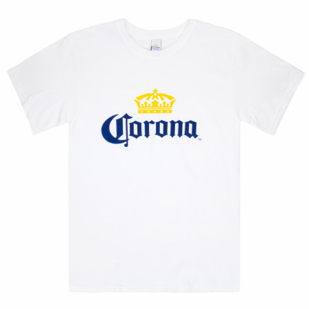 Corona Extra Men's White Beer Logo T-Shirt