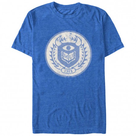 Disney Pixar Monsters Inc University University Logo Blue T-Shirt