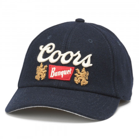 Coors Banquet Navy Colorway Rounded Bill Adjustable Hat