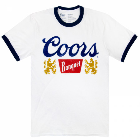 Coors White Men's Classic Ringer Tee Shirt