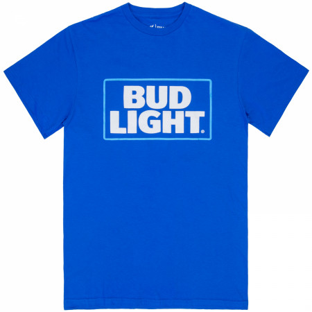 Bud Light New Logo Men's Royal Blue T-Shirt