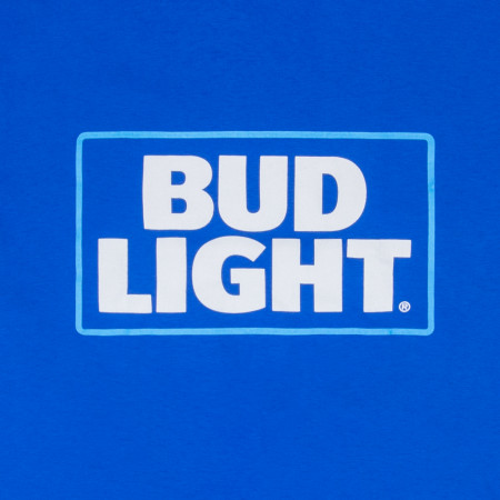 Bud Light New Logo Men's Royal Blue T-Shirt