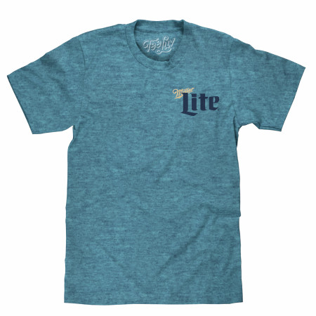 Miller Lite Milwaukee Wisconsin Blue T-Shirt