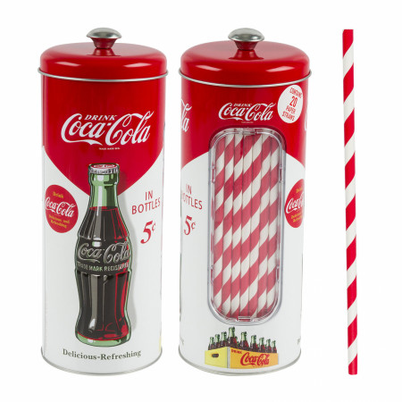 Coca-Cola Vintage Style Straw Holder