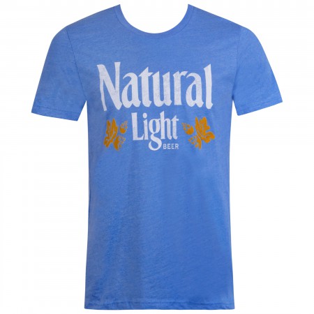 Natural Light Vintage Logo Blue Tee Shirt