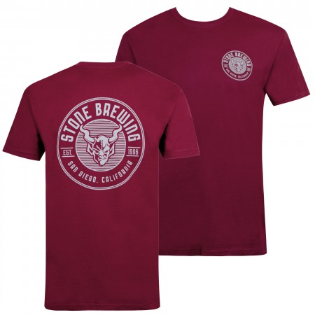 Stone Brewing Criterion Maroon Tee Shirt