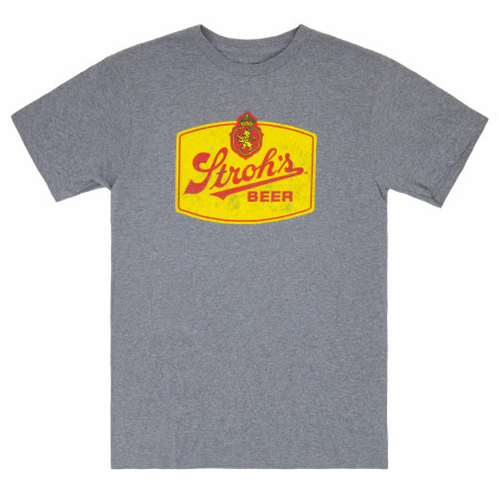 Stroh's Retro Grey Tee Shirt