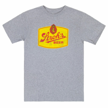 Stroh's Retro Grey Tee Shirt
