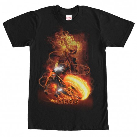 Ghost Rider Judgement Black Mens T-Shirt
