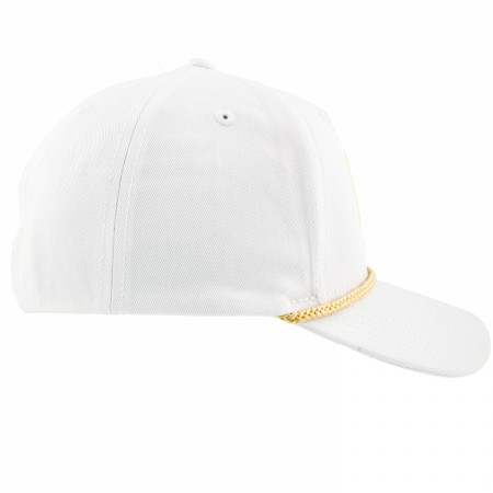 Natty Light Rowdy Gentleman Vintage Logo White Snapback Hat