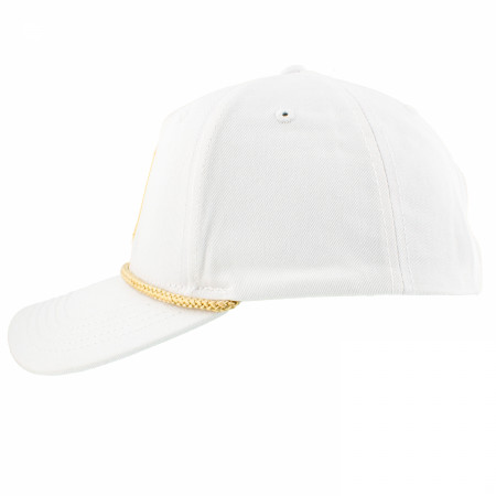 Natty Light Rowdy Gentleman Vintage Logo White Snapback Hat