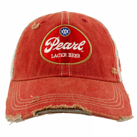 Pearl Lager Retro Brand Orange Men's Trucker Hat