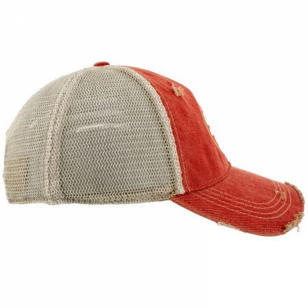 Pearl Lager Retro Brand Orange Men's Trucker Hat
