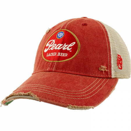 Pearl Lager Retro Brand Orange Men's Trucker Hat