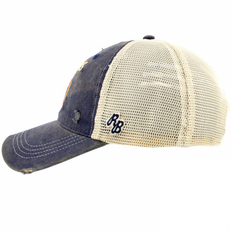 Stroh's Beer Logo Retro Brand Brown Mesh Hat