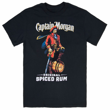 Captain Morgan Spiced Rum Black Tee Shirt