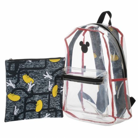 Disney Mickey Mouse Clear Backpack