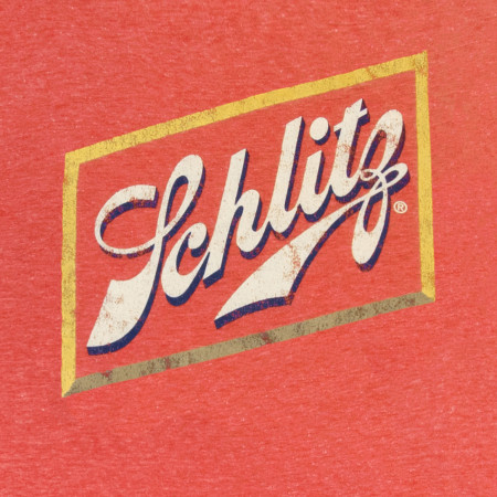 Schlitz Beer Logo Men's Red T-Shirt