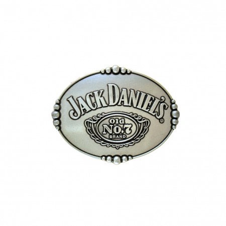 Jack Daniels Old No. 7 Silver Belt Buckle