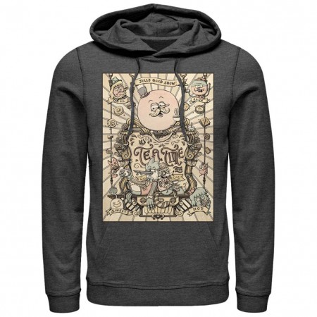 Regular Show Tea Time Gray Lightweight Hoodie