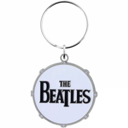 The Beatles Drum Logo Keychain