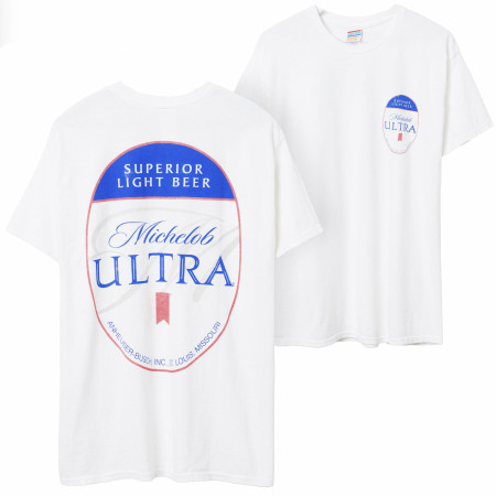 Michelob Ultra Oval Logo T-Shirt by Junk Food