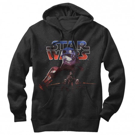 Star Wars Episode 7 Leading Black Lightweight Hoodie