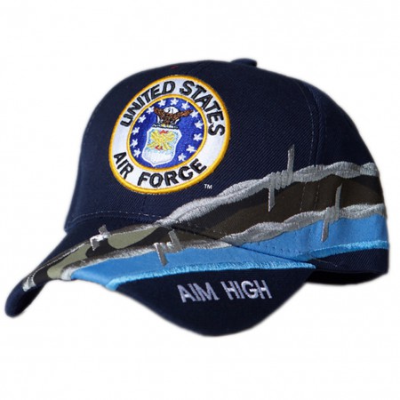 Patriotic United States Air Force Aim High Hat