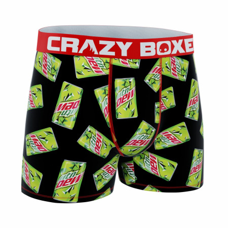 Crazy Boxers Mountain Dew Cans Boxer Briefs