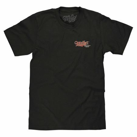 Miller High Life Beer Front and Back Print T-Shirt