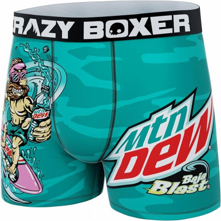 Crazy Boxers Mountain Dew Baja Blast Boxer Briefs