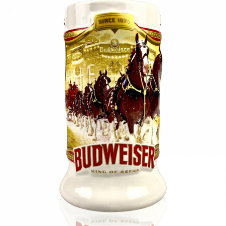 Budweiser Limited-Edition 2024 Holiday Stein Ceramic Stein