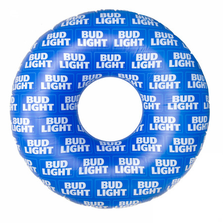 Bud Light Logo All-Over Print Pool Float Ring