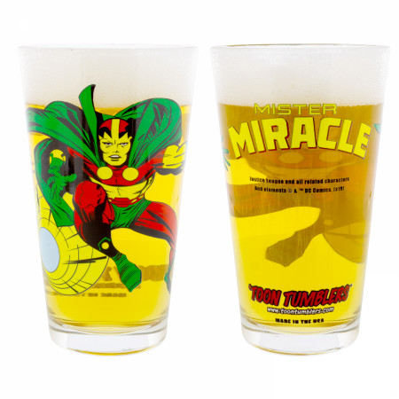 DC Comics Mister Miracle Pint Glass