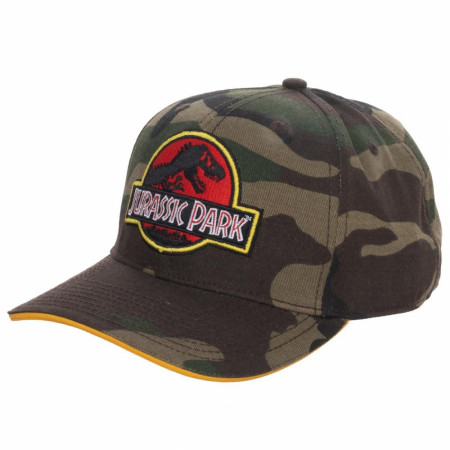 Jurassic Park Camo Adjustable Snapback Hat