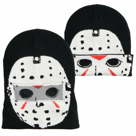 Friday The 13th Mask Beanie