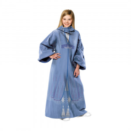 Frozen 2 Elsa Youth Throw Blanket With Sleeves