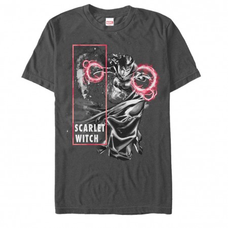 Marvel Teams Scarlet Blast Gray Mens T-Shirt